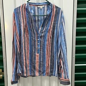 Zac & Rachel Multicolor Striped Blouse